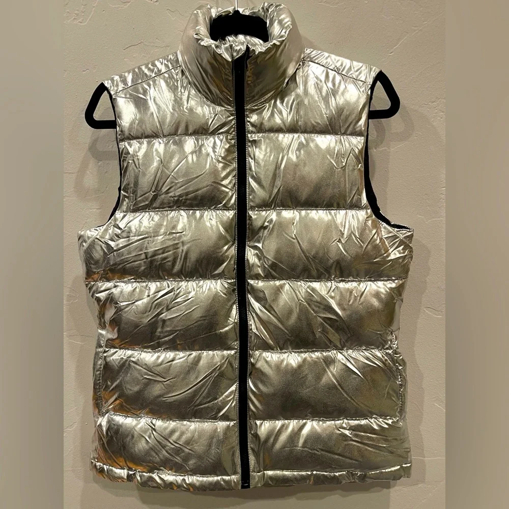 Silver Foil Chrome Puffer - Picture 6 of 9